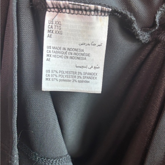 INC International Concepts Black Ruched Short Sleeve Midi Shirtdress XXL - Picture 10 of 10